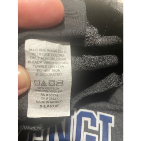 NFL Team Apparel Men's Size XL New England Patriots T-Shirt Heather Charcoal - Picture 6 of 7